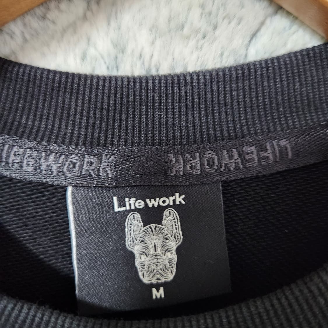 H595 [M] 라이프워크 남성 오버핏 맨투맨 티셔츠 상품이미지2