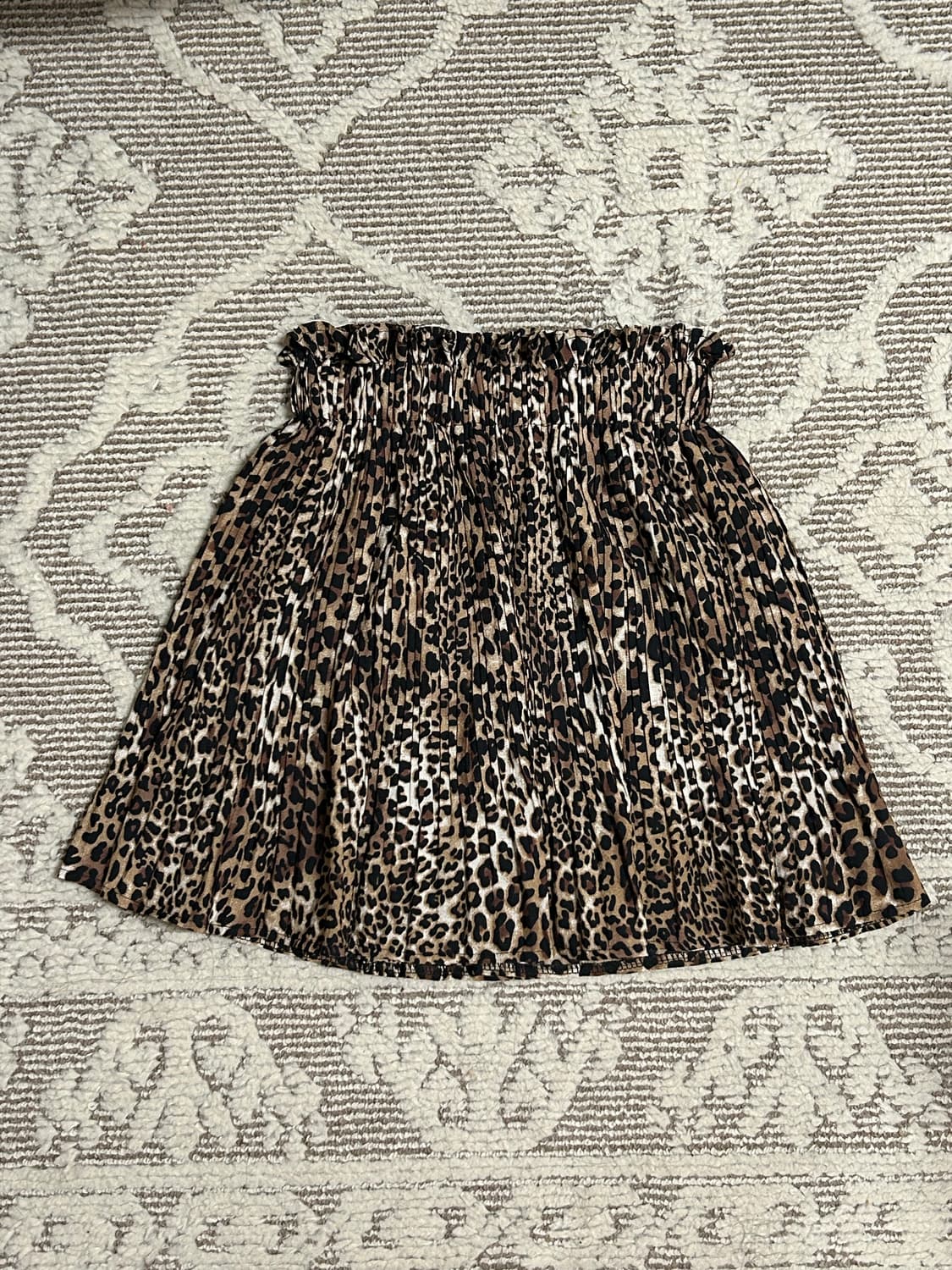 빈티지 레오파드 스커트 오네갸루  상품이미지1