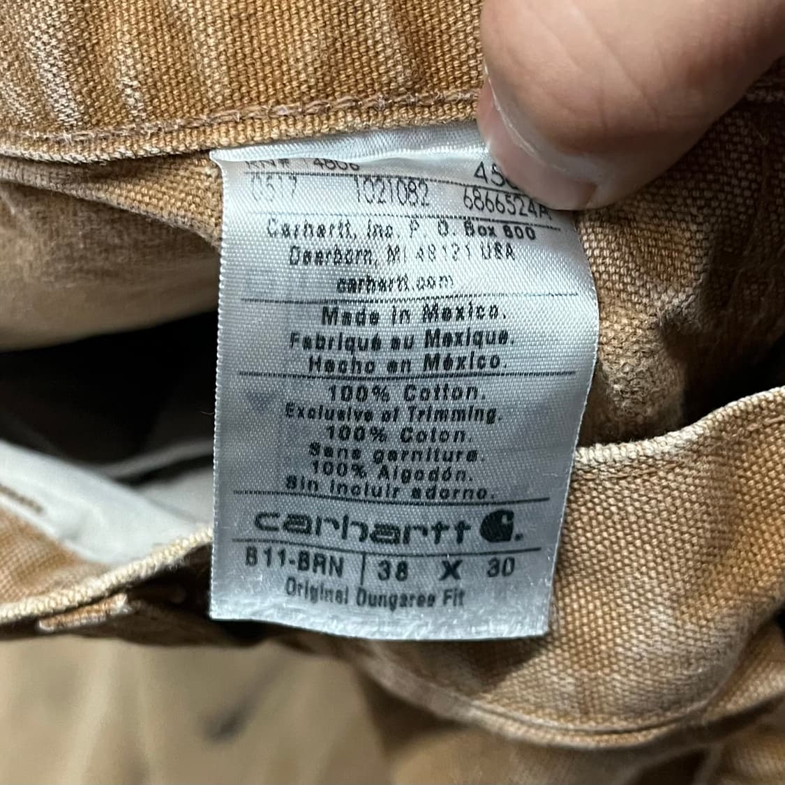 Carhartt B11 카펜터 팬츠 (36“) 상품이미지6