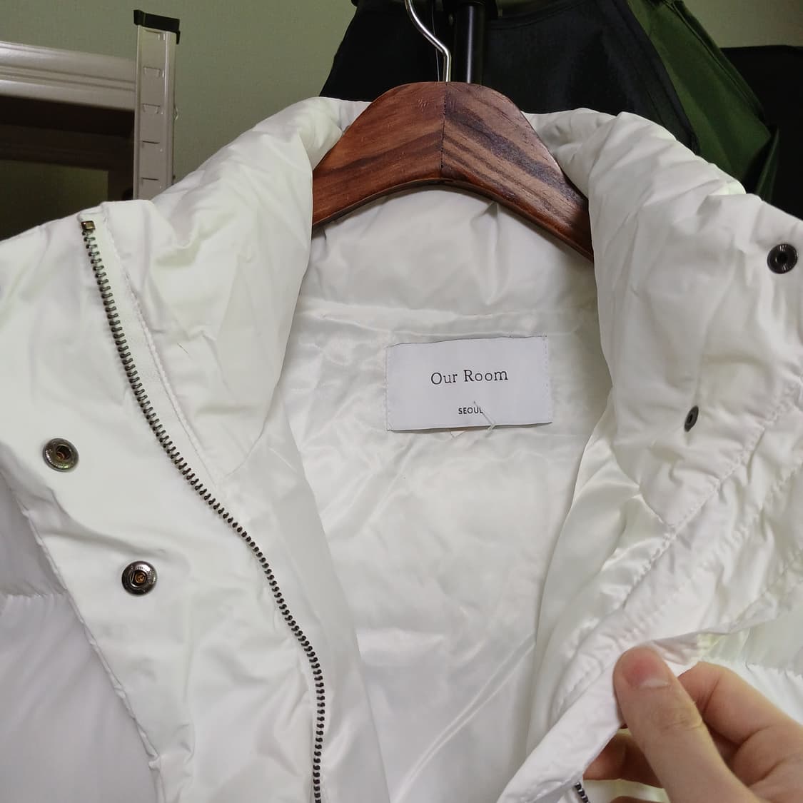 our room 아워룸 크롭 남녀공용 숏패딩 자켓 겨울 상품이미지6