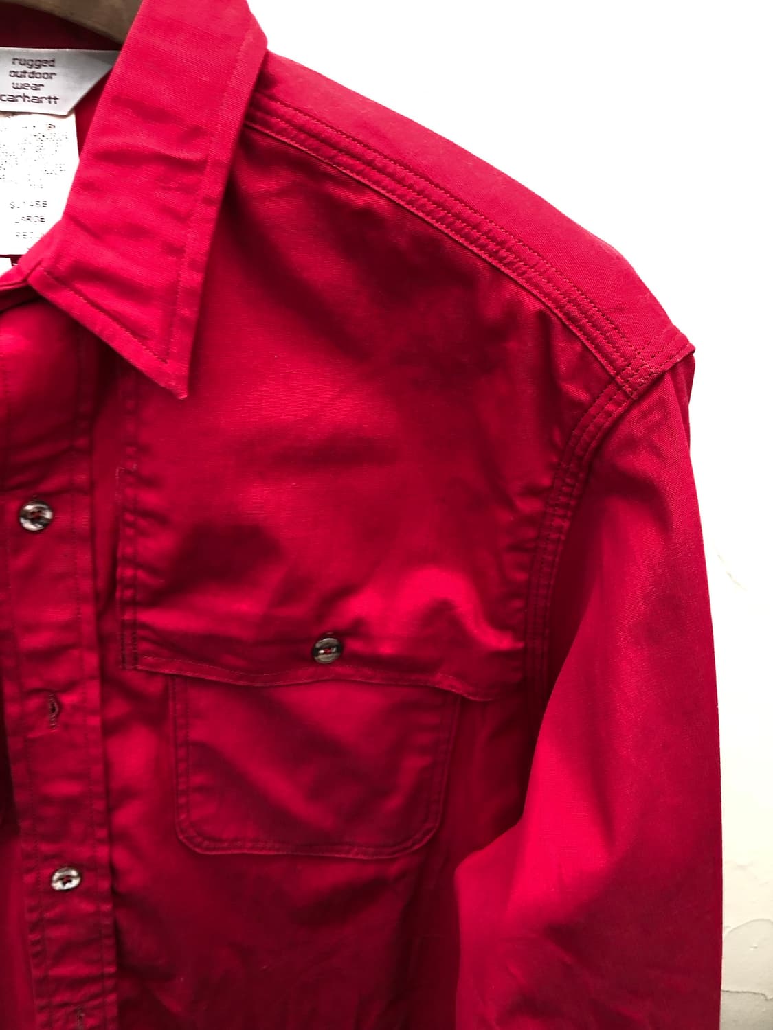 8-90s 칼하트 러기드 아웃도어 셔츠 상품이미지5