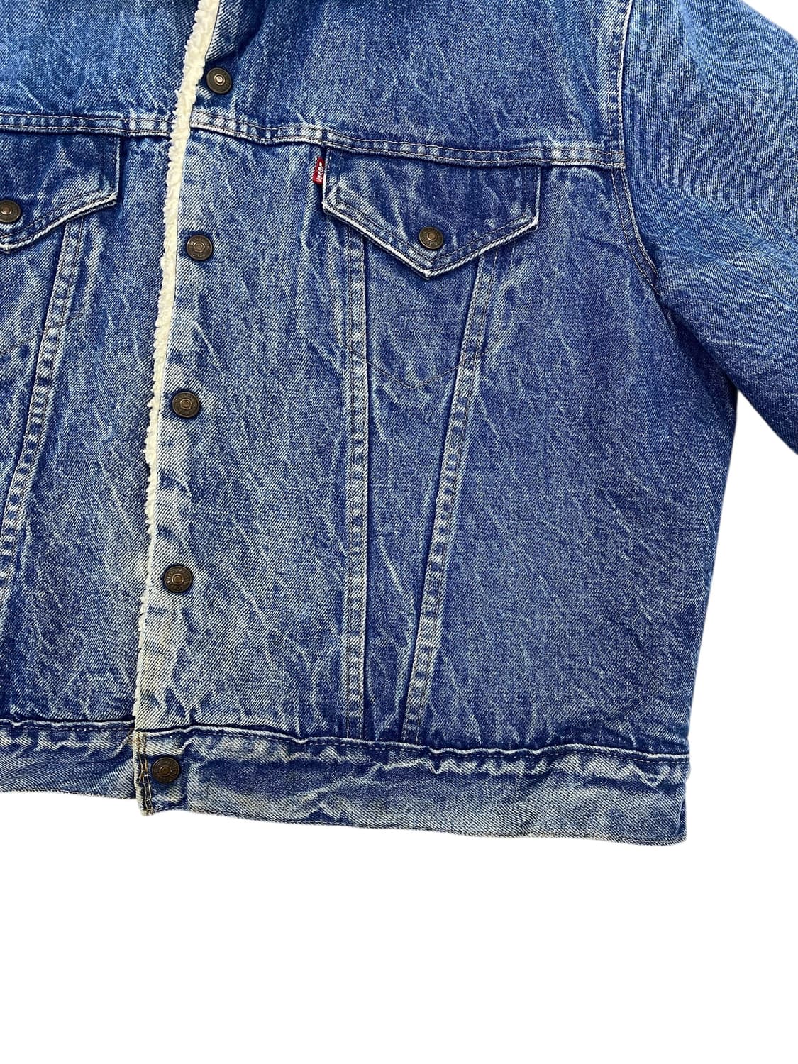 70‘s 리바이스 데님 쉐르파 자켓 상품이미지4