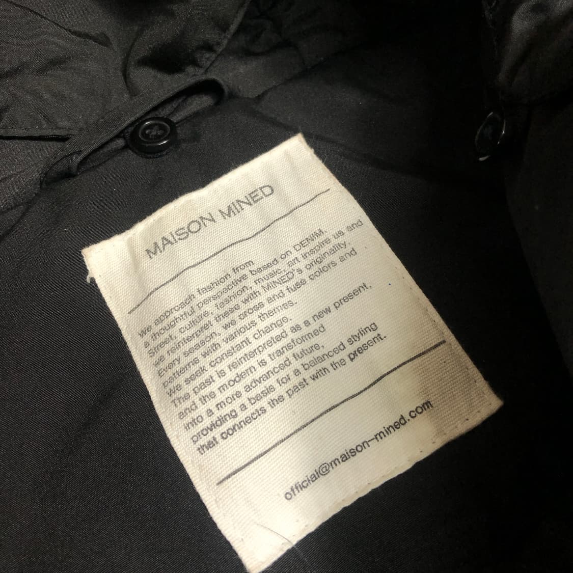 메종미네드 벨트 코트 패딩 L 상품이미지3