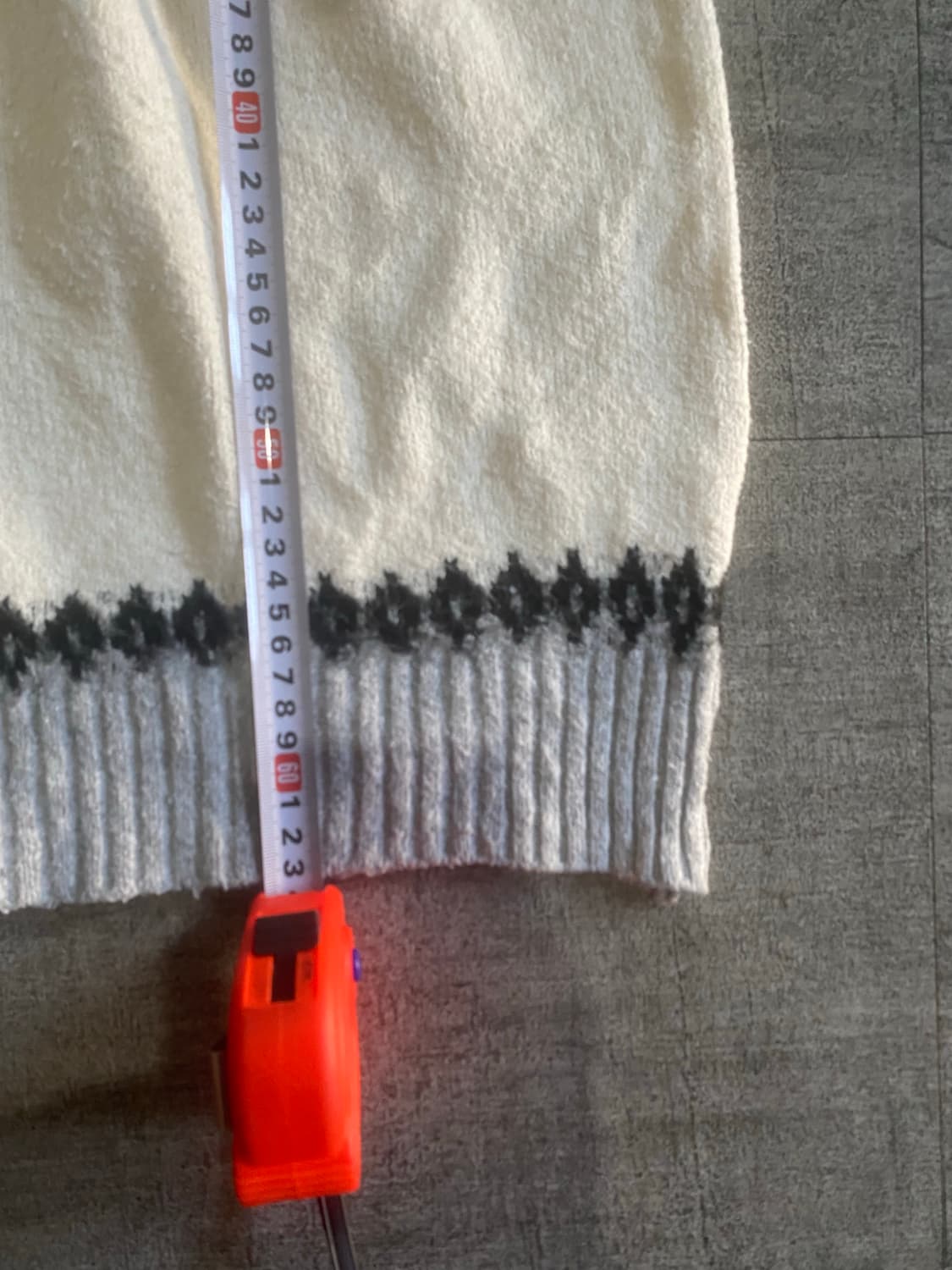 일본빈티지 Honeysuckle 올드스쿨아메카지 혁오풍 노르딕니트스웨터 상품이미지3