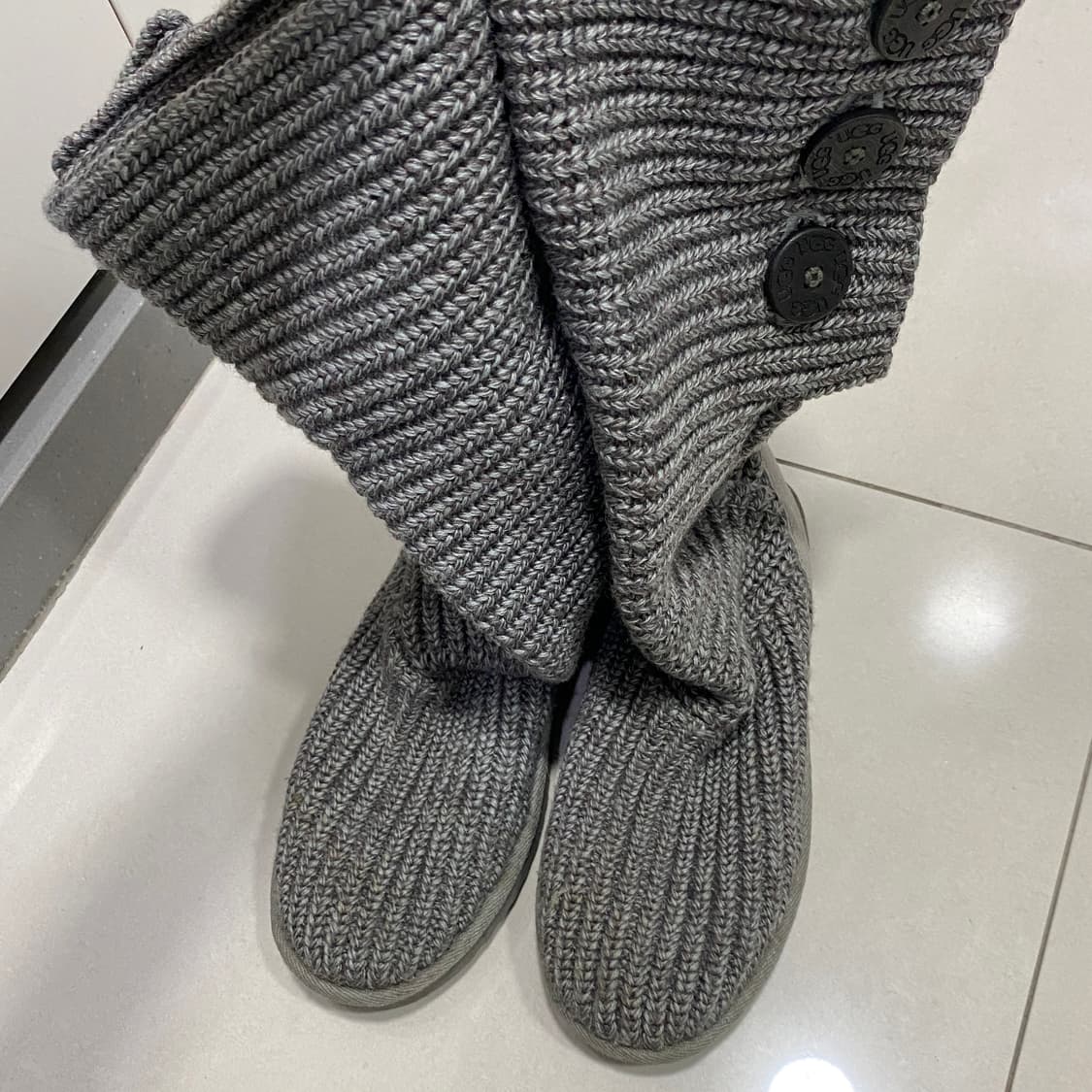 어그 카디 니트 부츠 그레이 / 240 상품이미지4