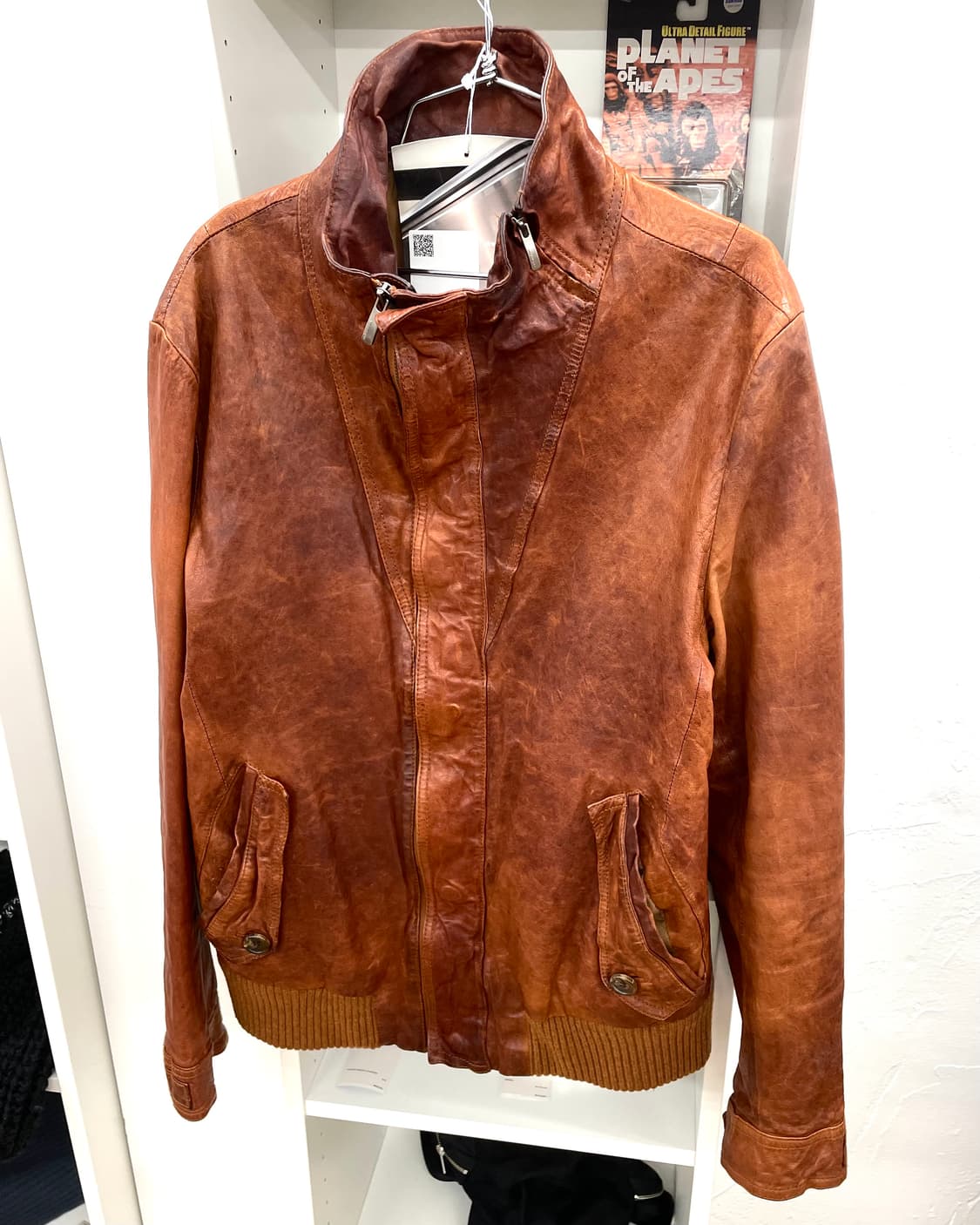 [L] 우영미 브라운 레더 자켓 상품이미지2