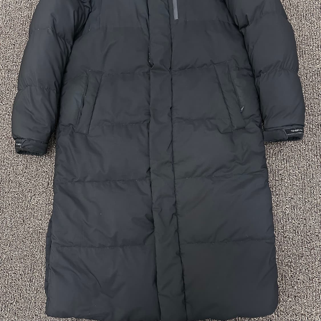 노스페이스 구스다운 롱패딩 블랙 NC1DJ50B 95사이즈 상품이미지4