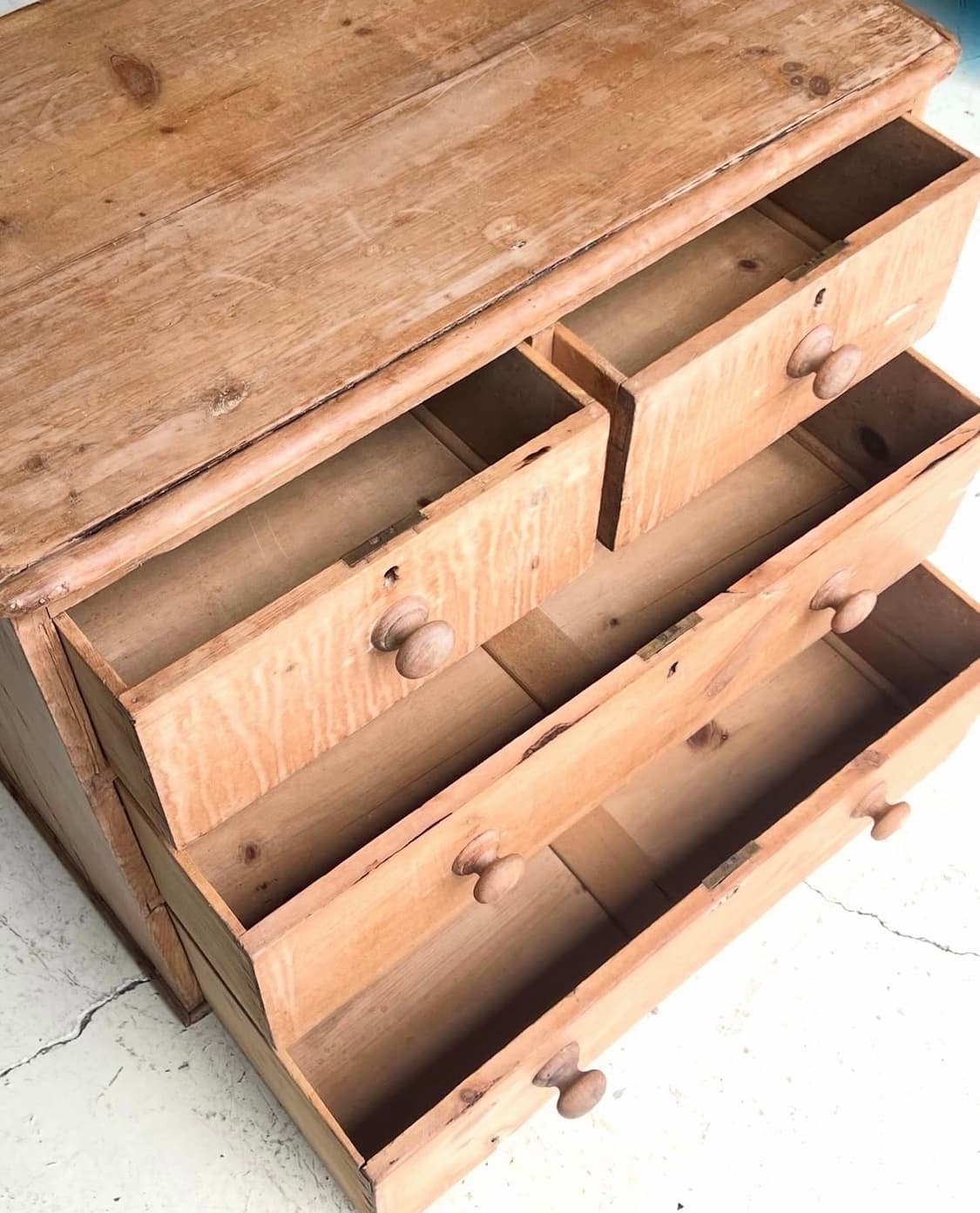 빈티지가구 앤틱가구 영국 UK 올드파인 서랍장 상품이미지3