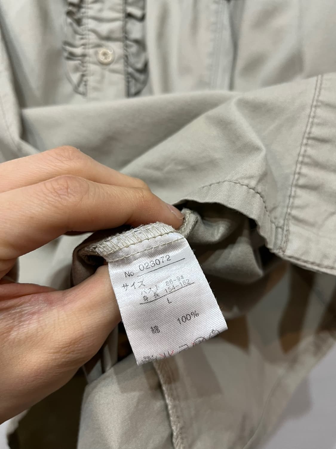 JPN 프릴 셔츠 원피스 상품이미지5