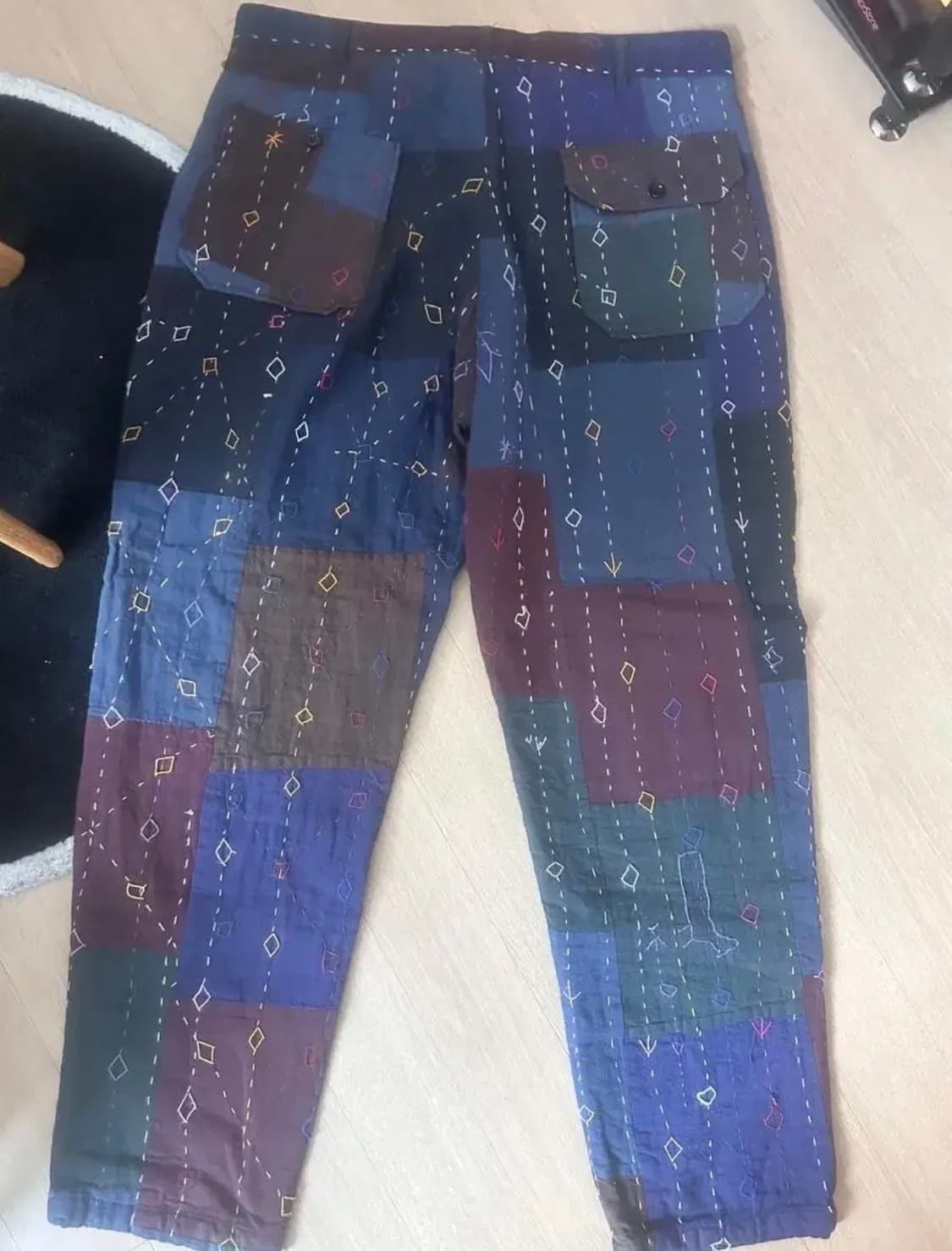 엔지니어드가먼츠 SQUARE HANDSTITCH CARLYLE PANTS 상품이미지2