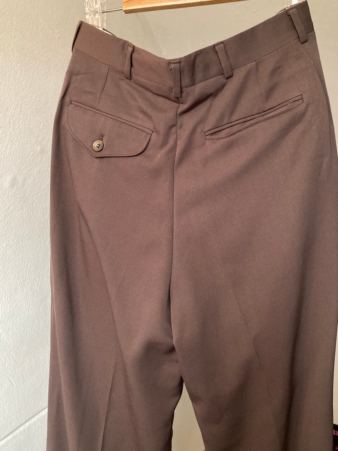 빈티지 브라운 핀턱 슬랙스 상품이미지6