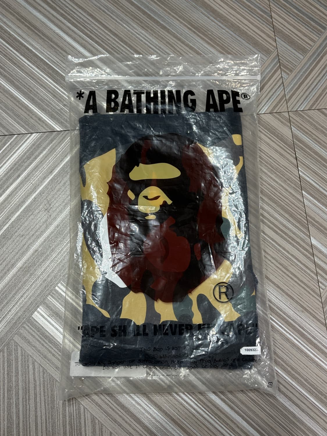 베이프 카모 반팔 티셔츠 XL 상품이미지8