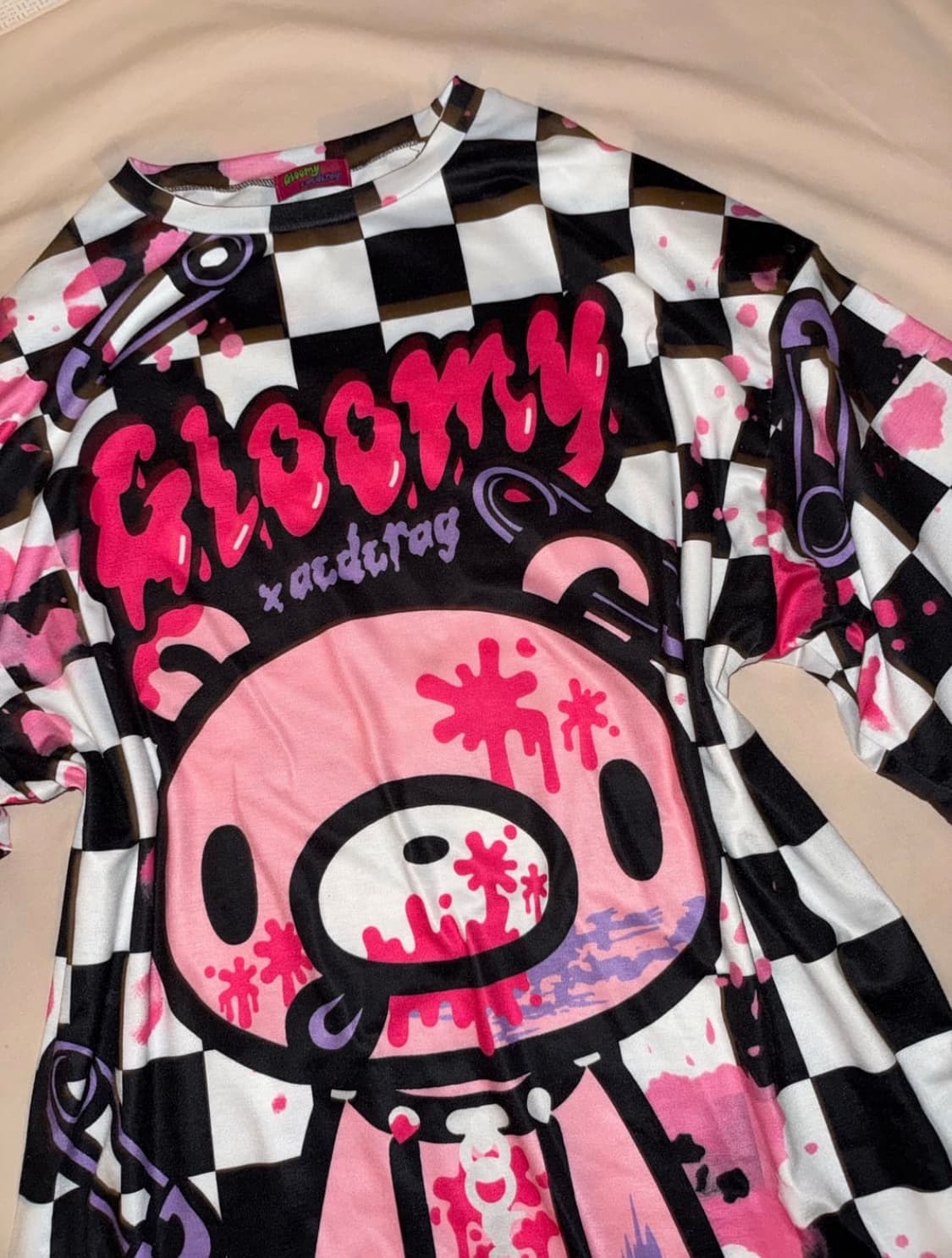 acdc rag 글루미베어 티셔츠 원피스 상품이미지2