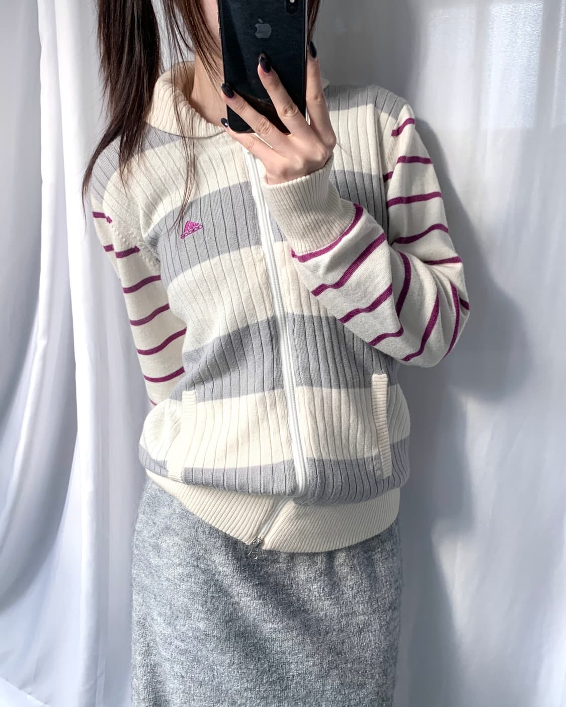 Adidas 아디다스 오리지널 단가라 니트자켓 상품이미지8