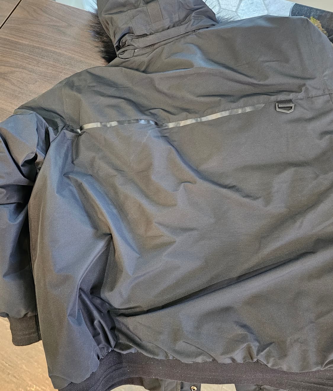 다이나핏 구스다운 패딩 115 사이즈 블랙 상품이미지2