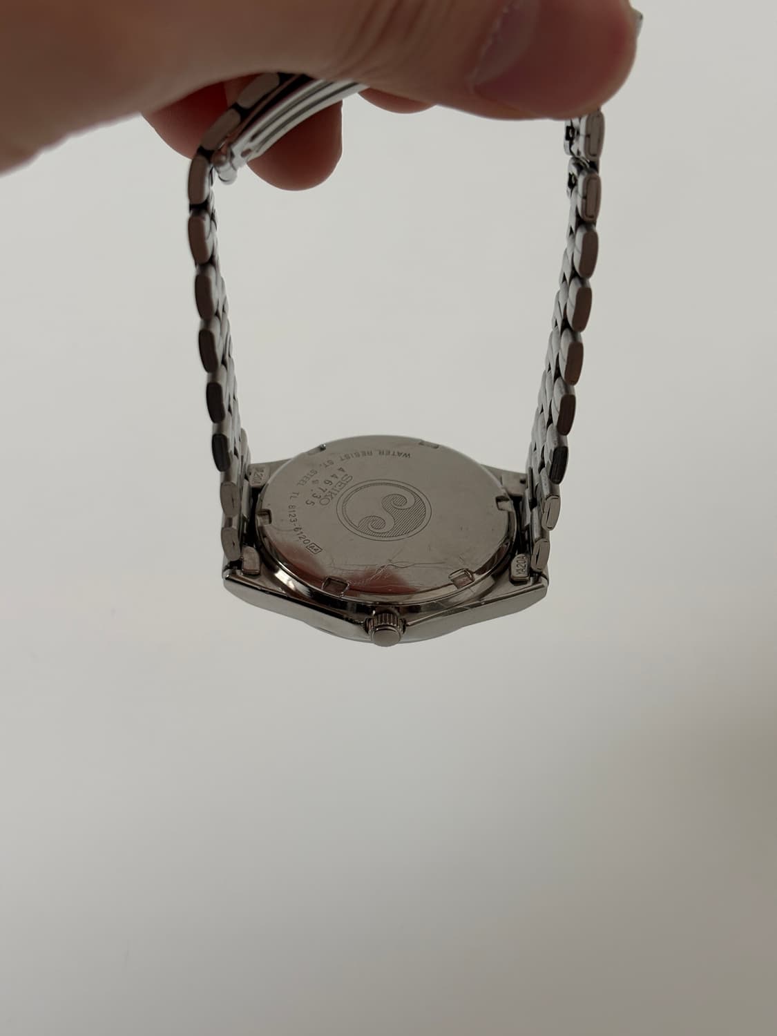 1980s Chronos Black Dial Silver Quartz 상품이미지7