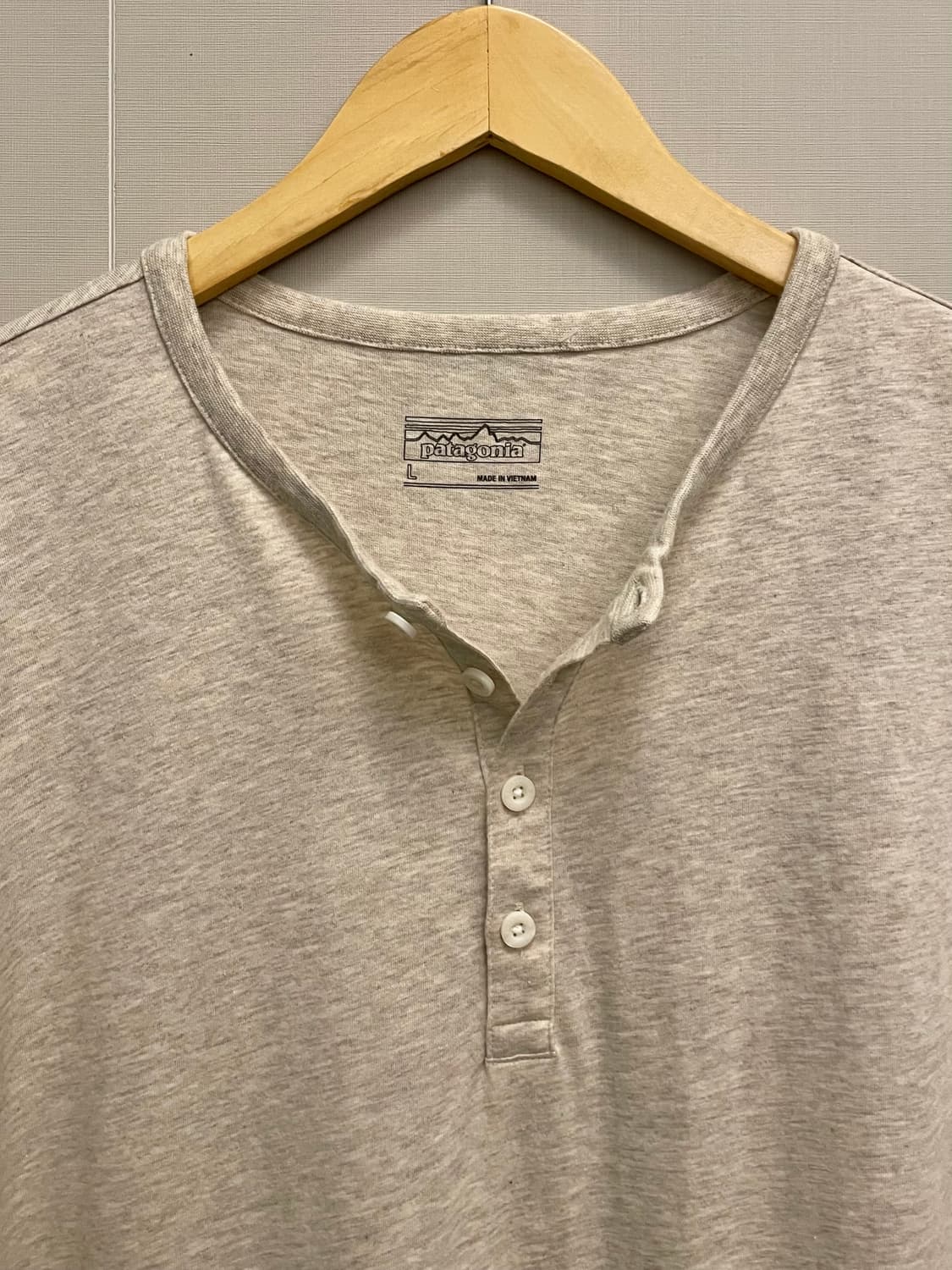 (L~XL)파타고니아 오가닉코튼 풀오버 헨리넥 롱슬리브 티셔츠 상품이미지6