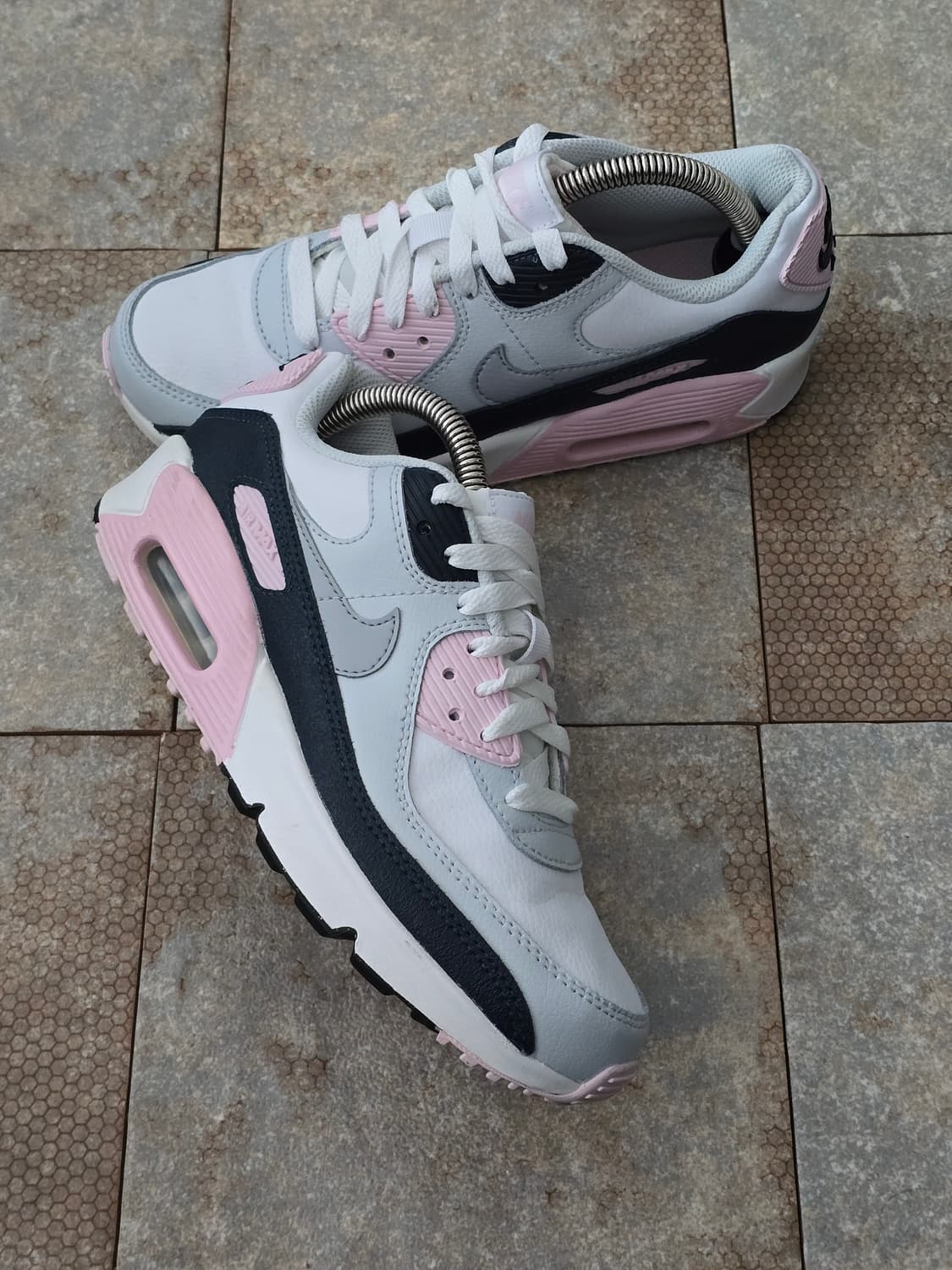 (230)나이키 에어맥스 90 화이트 핑크 폼  상품이미지6
