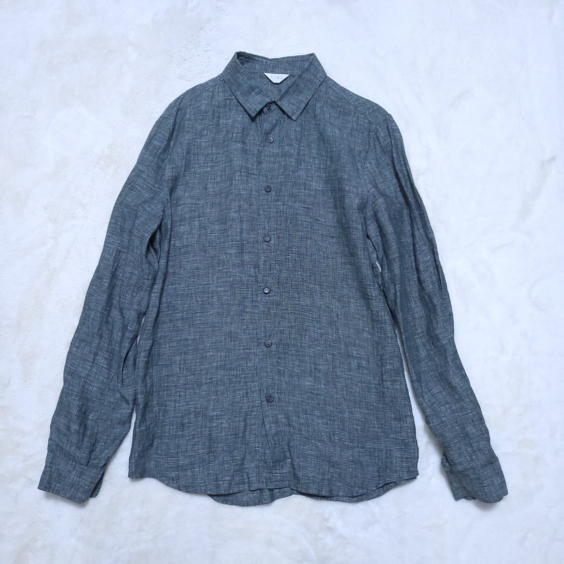 타임 남성 린넨 긴팔셔츠 100 0330 뽀샤샤 상품이미지1