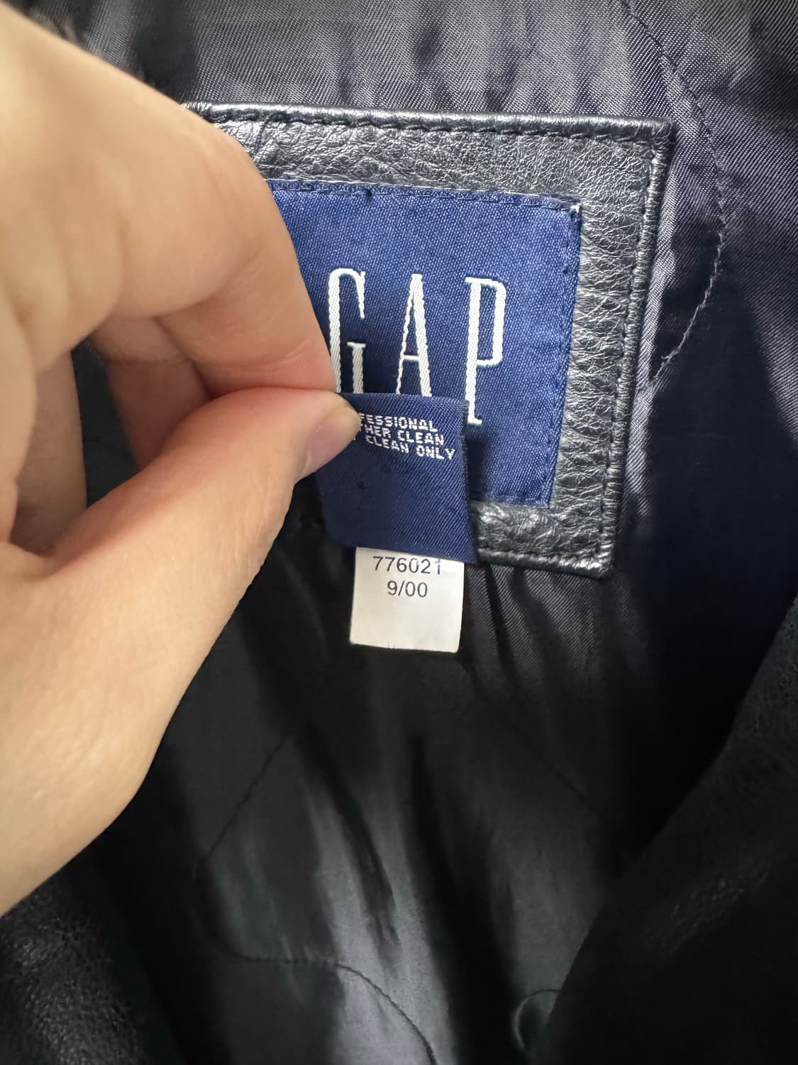 올드 갭 레더 카코트 L old gap leather car coat L 상품이미지5