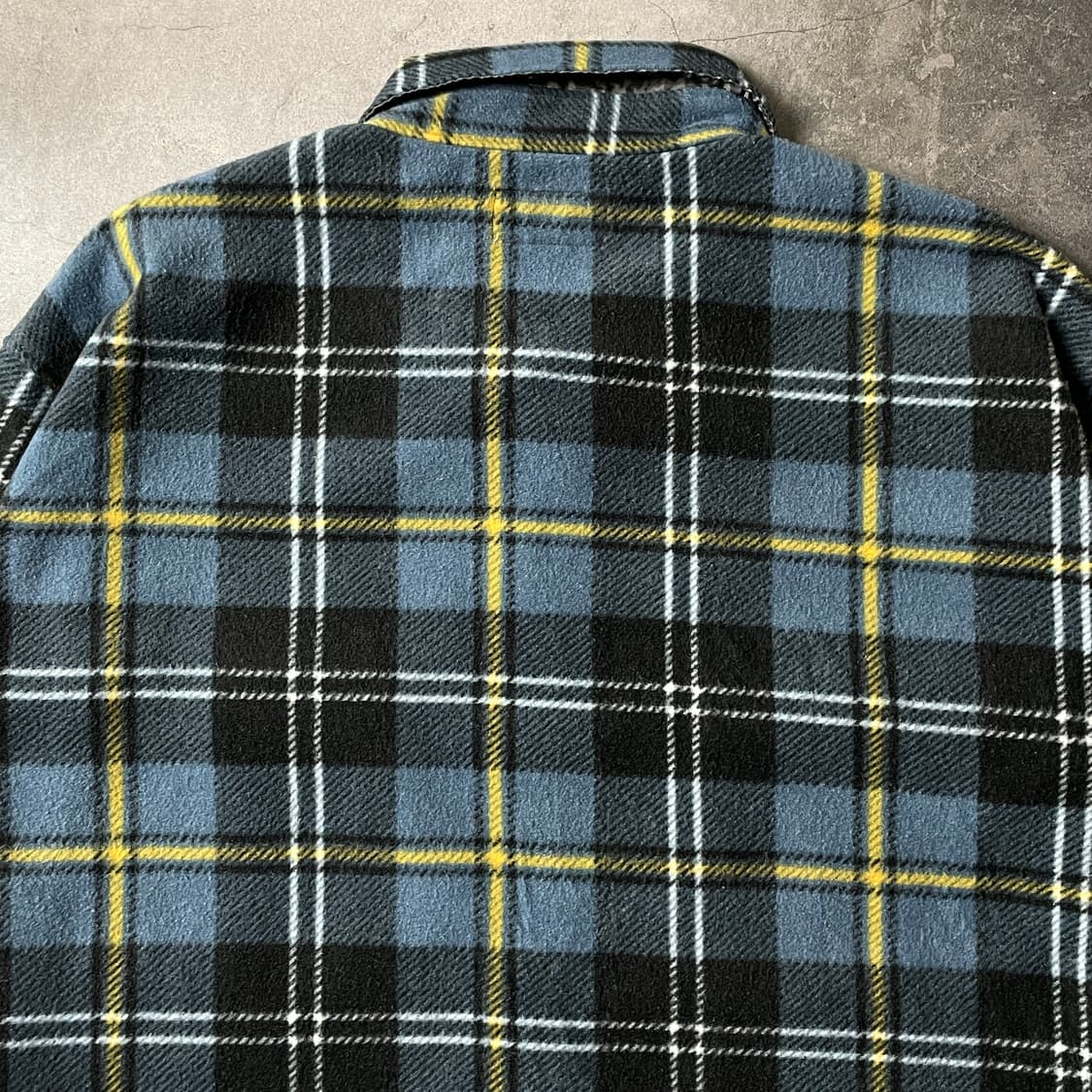 WRANGLER 랭글러 빈티지 블루 체크 플란넬 셔츠자켓 A00453 상품이미지7