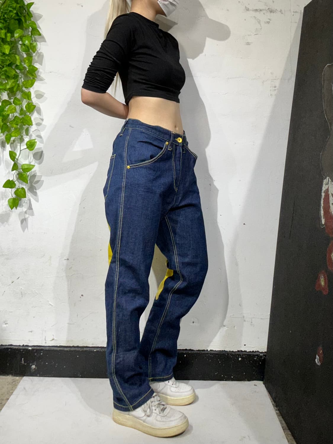 일본 빈티지 진청 다이콕 힙합 올드스쿨 새깅 데님 팬츠 청바지 M 상품이미지2