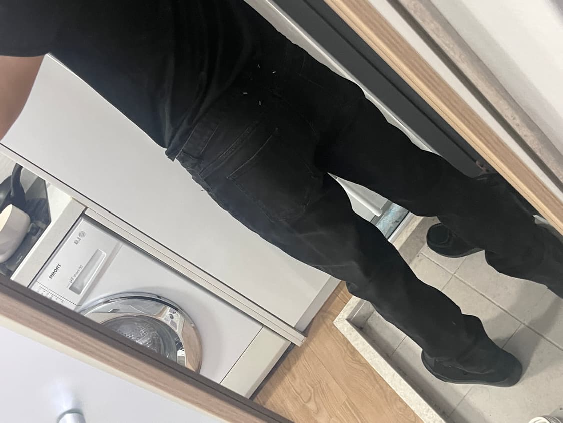 마르지엘라 블랙 데님 팬츠 상품이미지1