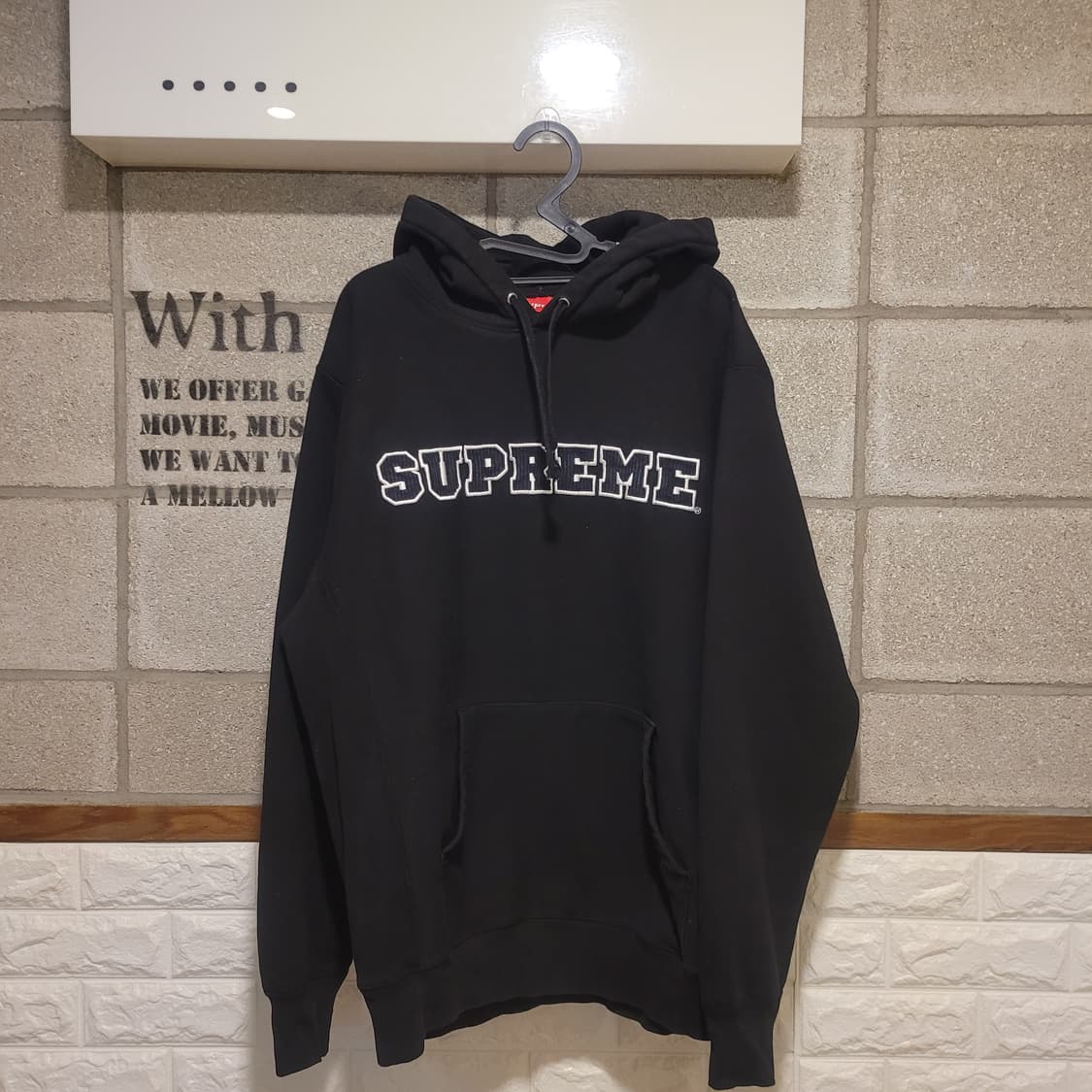슈프림 스펠아웃 후드티 XL 상품이미지1