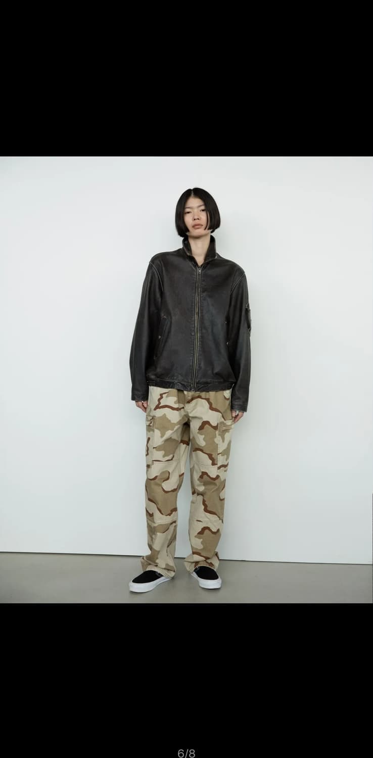 새상품 디스이즈네버댓 플라이트 레더 자켓 s 상품이미지3