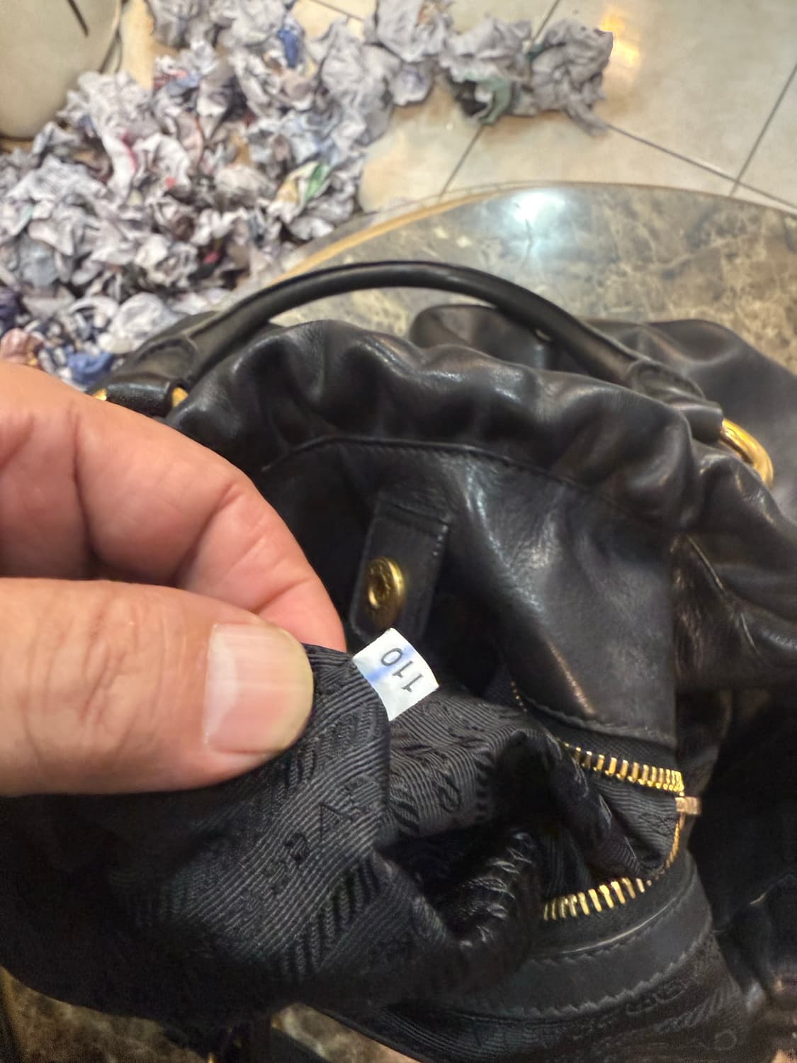 정품 프라다 레더 2way백 팝니다 상품이미지10