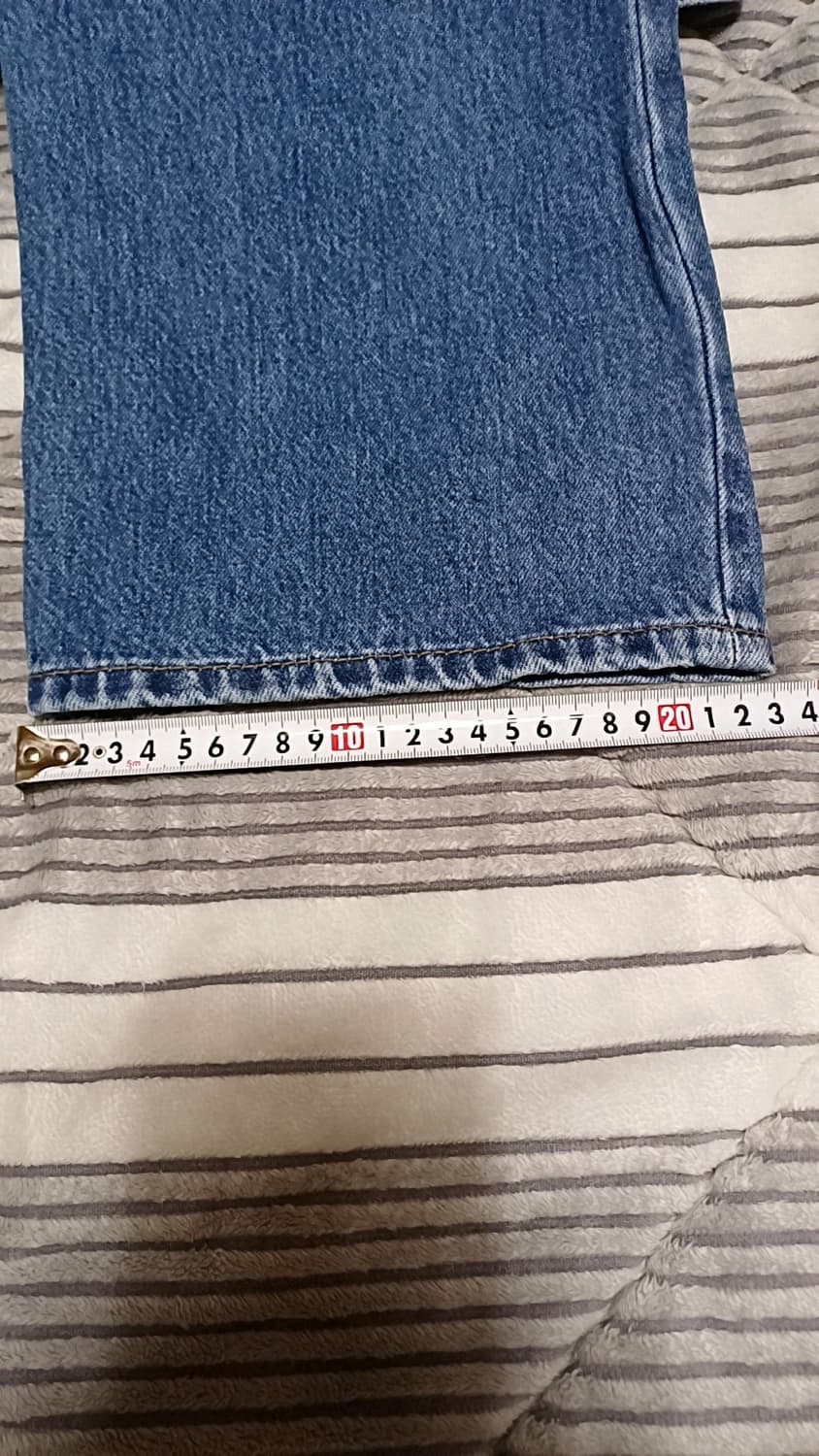 플랙 와이드청바지 31인치 기장106 상품이미지8