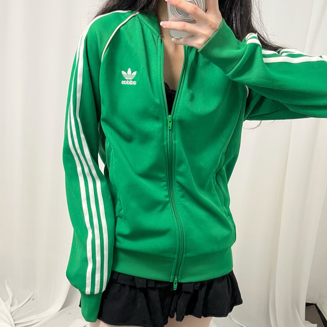Adidas green Superstar jersey 상품이미지3