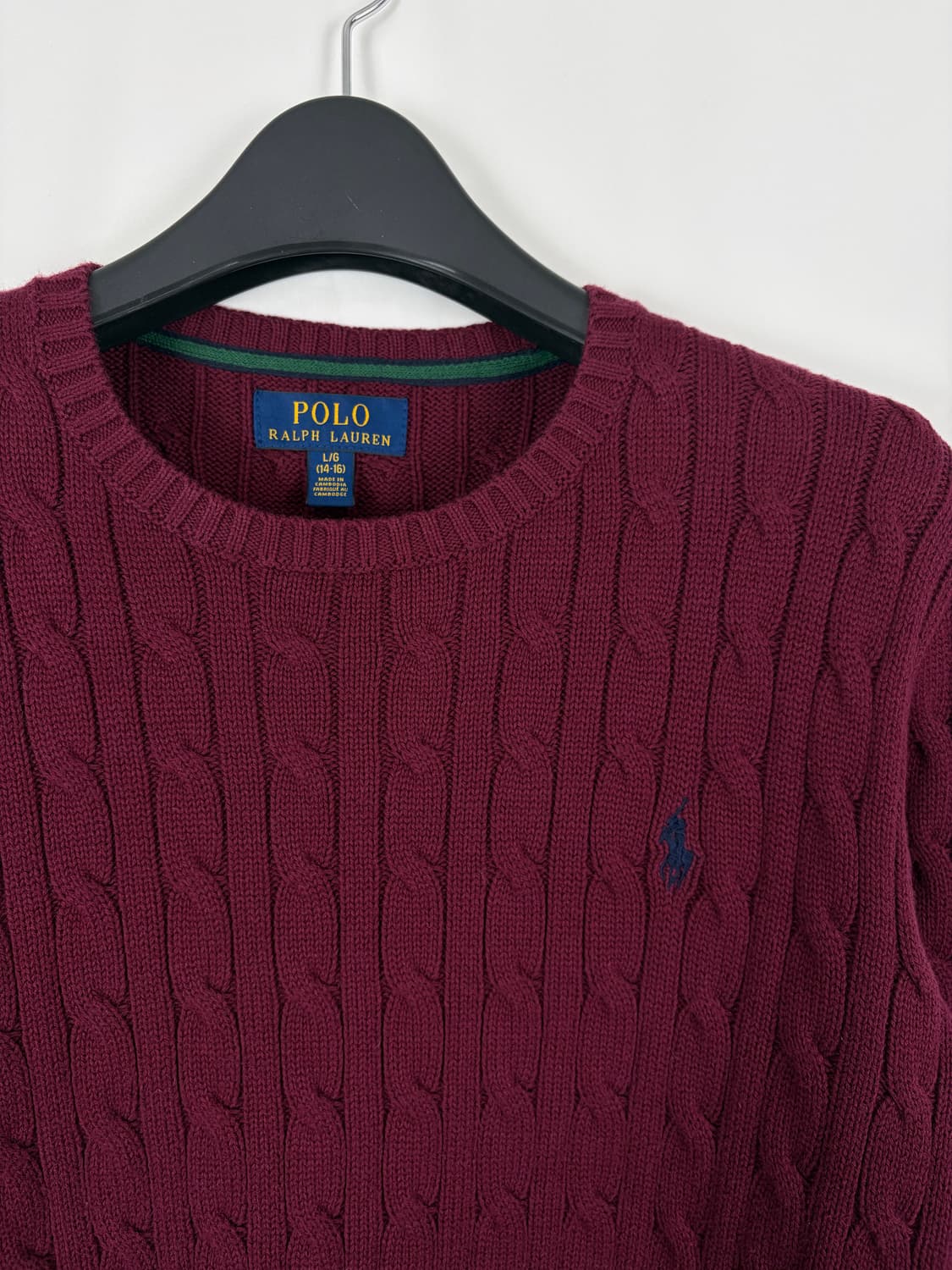 a201) 폴로랄프로렌 포니 케이블니트 상품이미지2