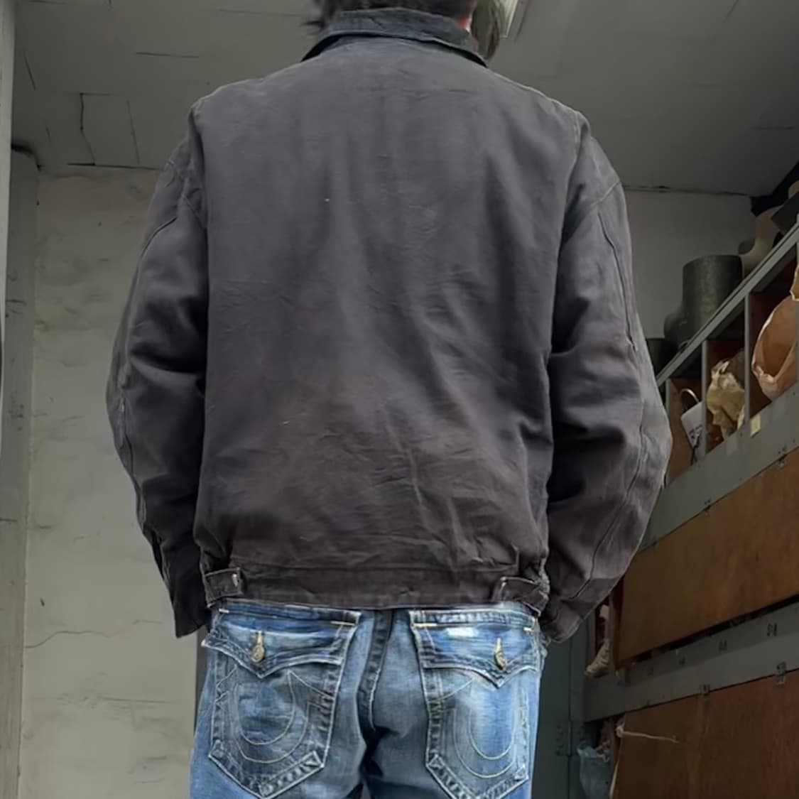 90‘s vtg 디트로이트 워크자켓 상품이미지4