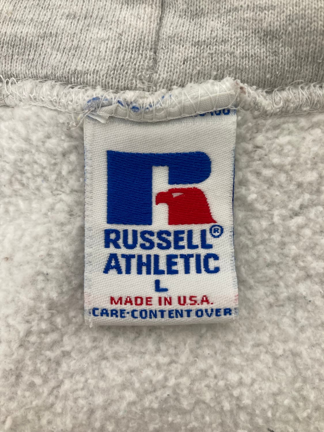 90s Russell zip up Hoodie 상품이미지3