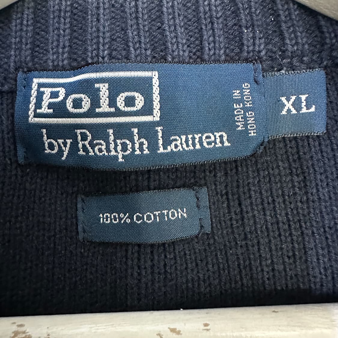 [XL] 폴로 투웨이 니트 집업 상품이미지3