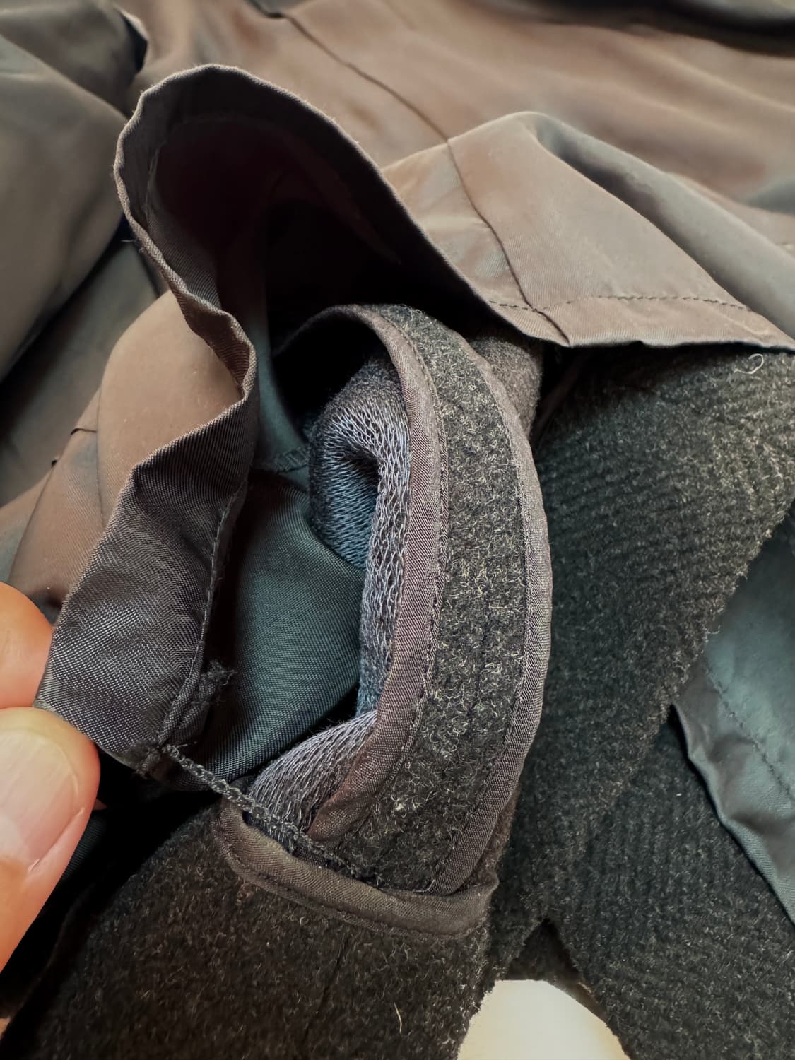 일본 TETE HOMME 울 100% 히든 싱글 롱 코트 / L-XL 상품이미지9