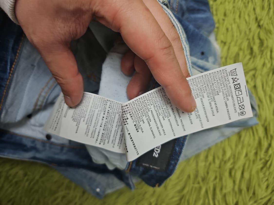 디스퀘어드2 22SS 슬림진 페인팅 디스 데님 (50) 상품이미지5