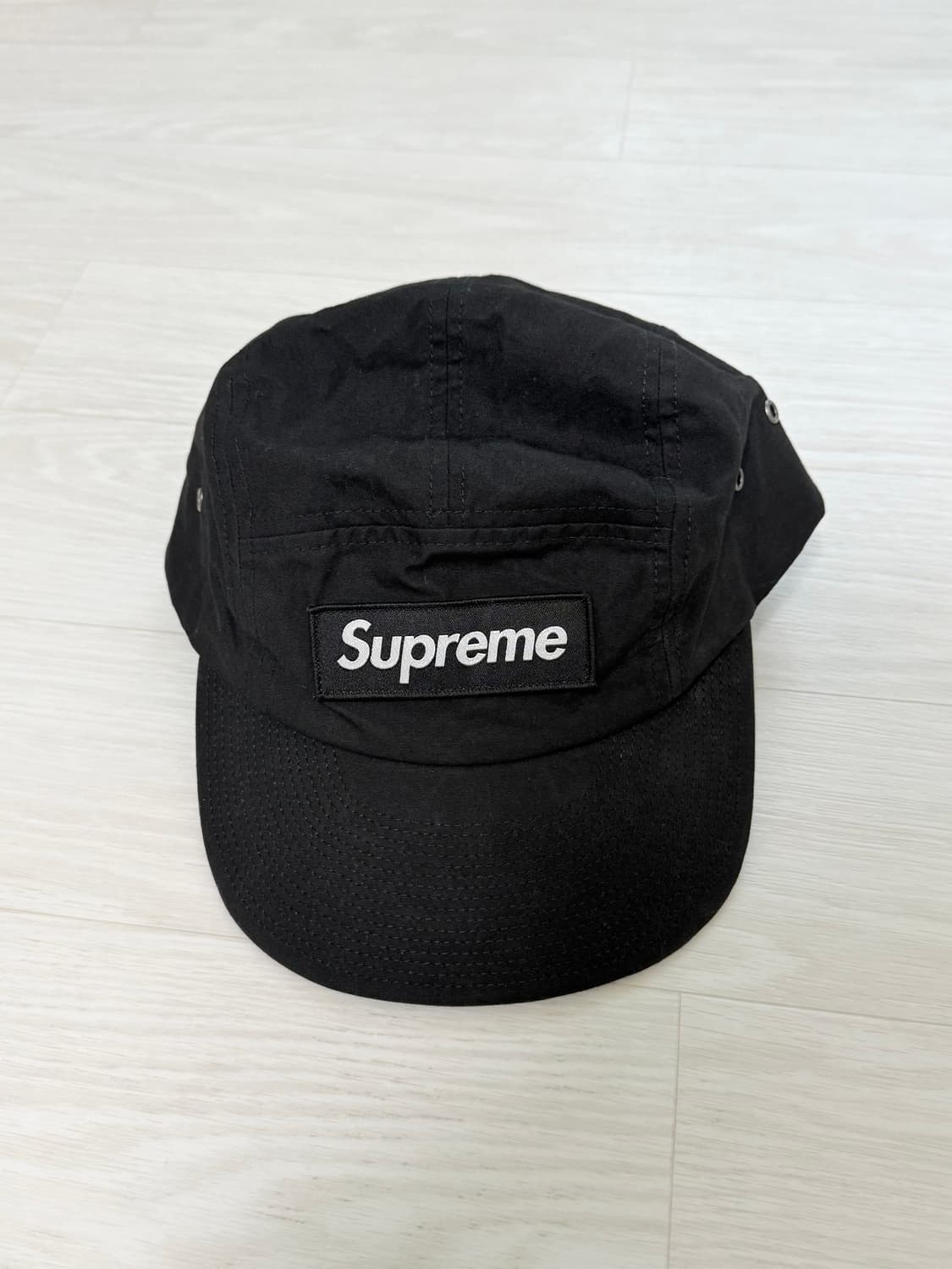 슈프림 왁스 코튼 캠프캡 블랙 - 23fw 상품이미지1