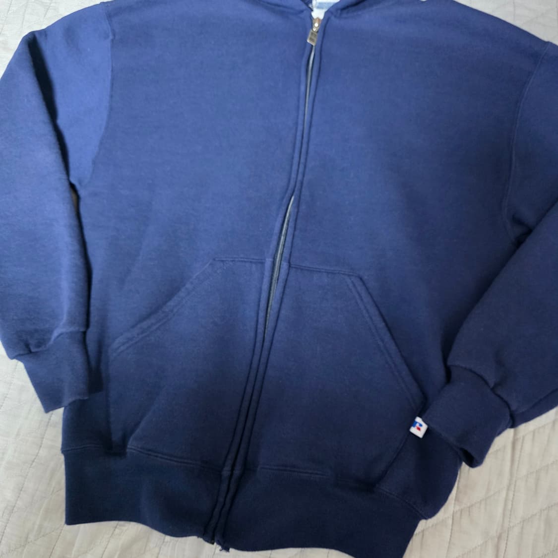 [M] 90s 러셀 애슬레틱 후드집업 네이비 ver. 나이스 컨디션 상품이미지2