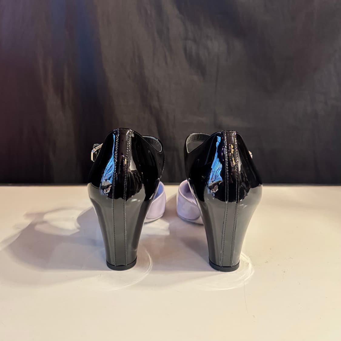 샤넬 투톤 페이던트 메리제인 힐 상품이미지4