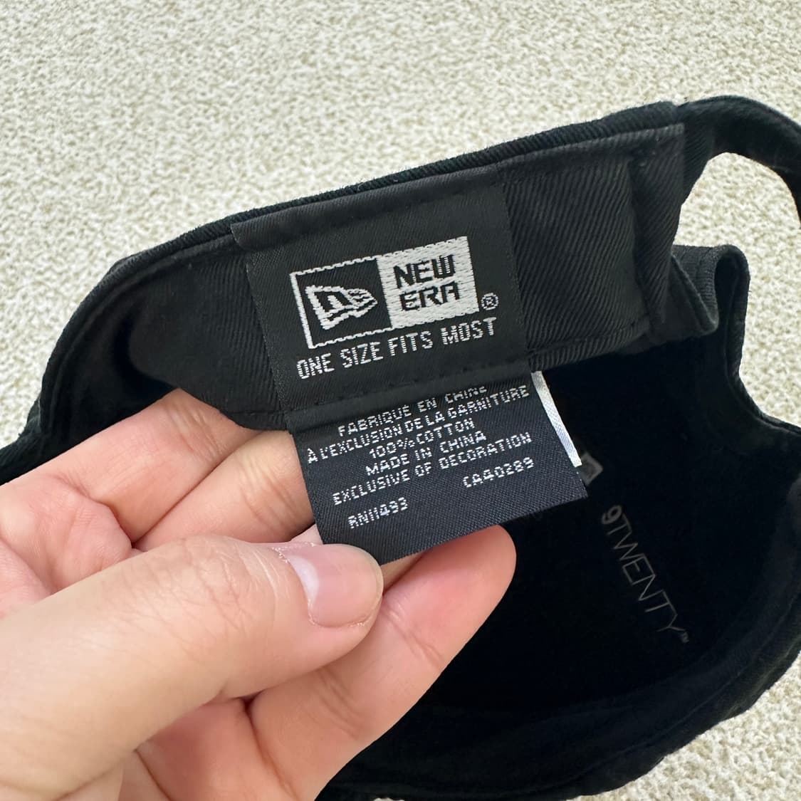 F 뉴에라 블랙 볼캡  0317D 상품이미지7