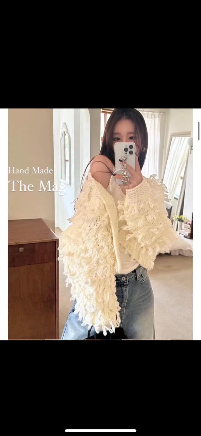  매그놀리아 수술 가디건 상품이미지1