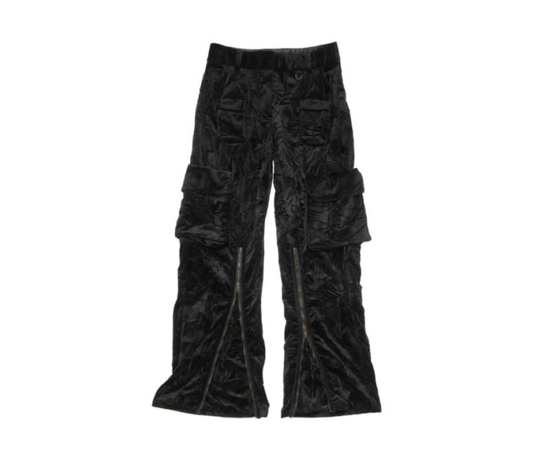 [32] 아크네스튜디오 크링클 벨벳 카고팬츠 상품이미지1