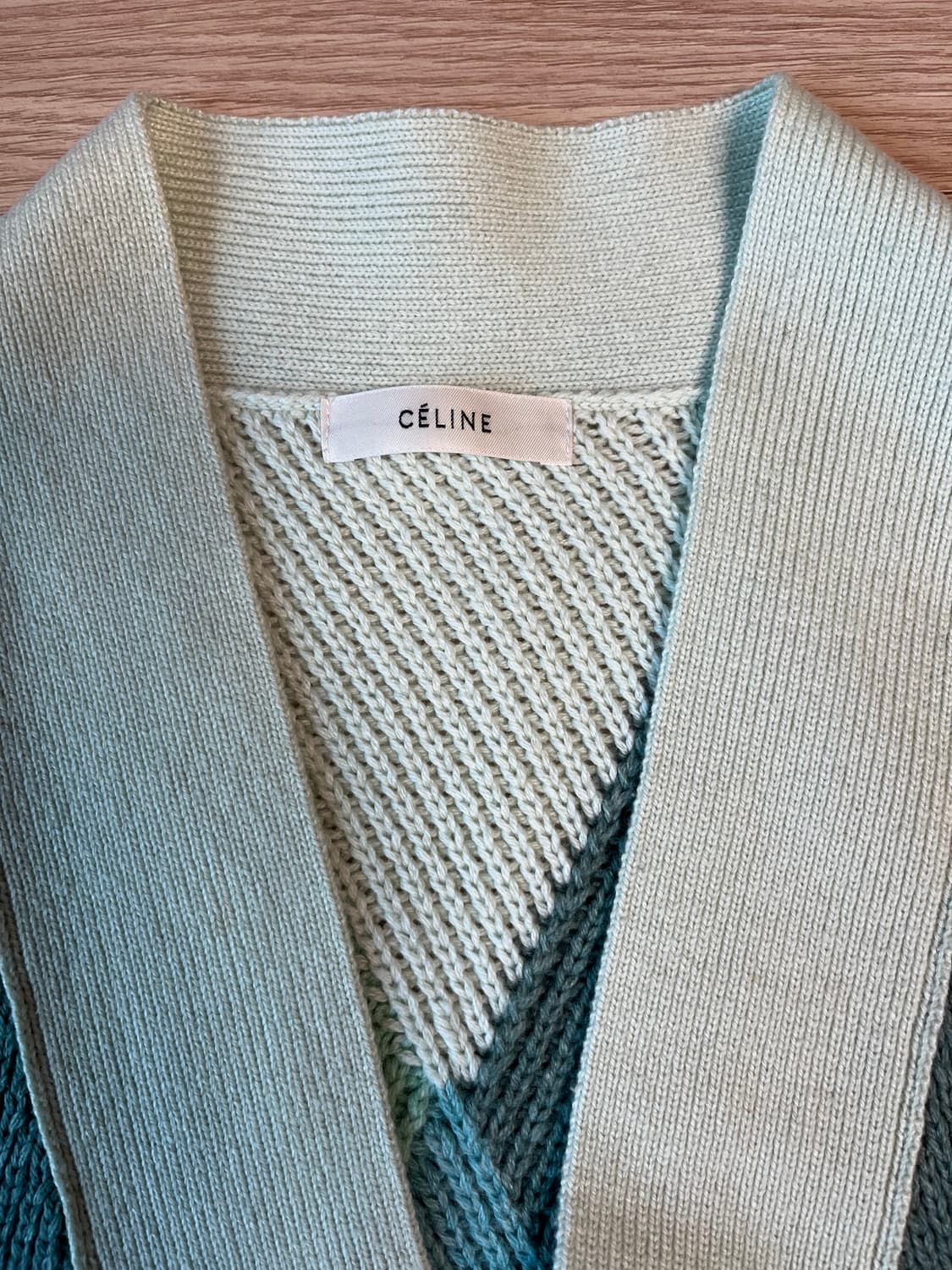 셀린느 캐시미어 니트 롱가디건 L 정품 상품이미지10