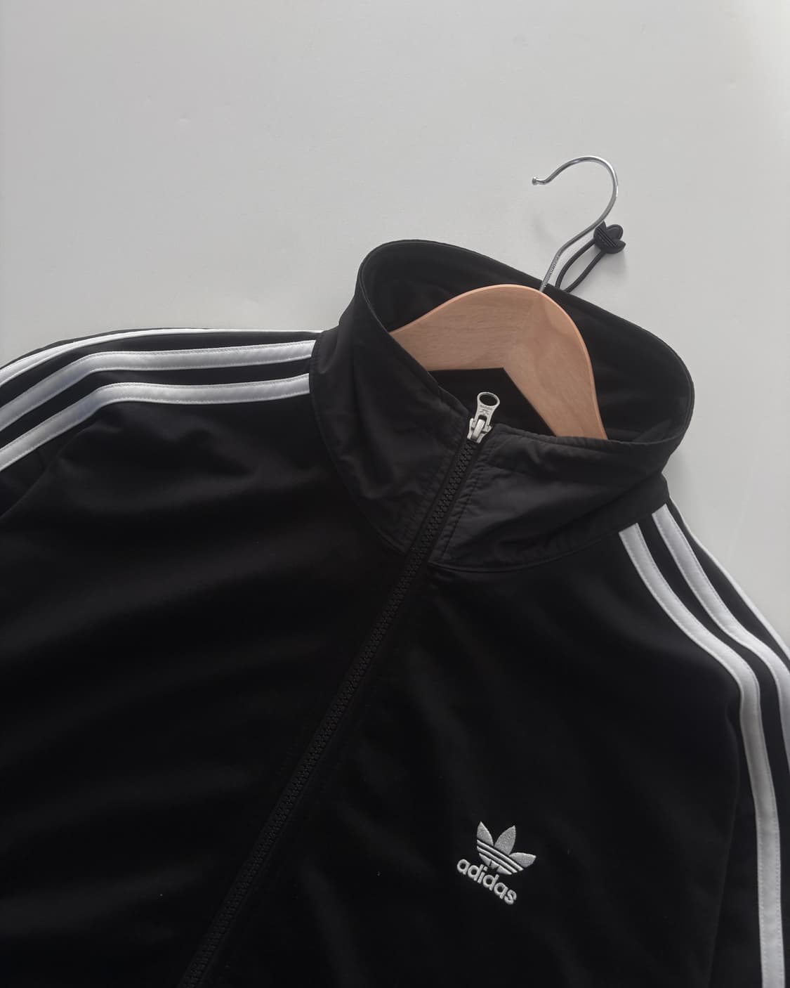 Adidas 아디다스 신형 블랙 사이드지퍼 스토퍼 바람막이 자켓 상품이미지4