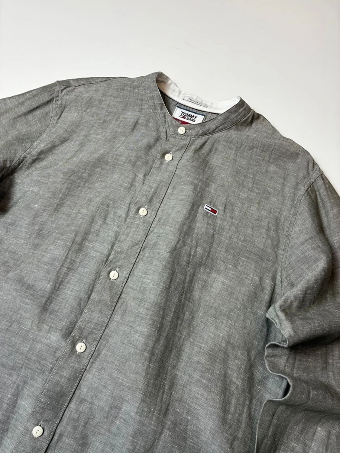 타미 진스 린넨 코튼 솔리드 셔츠 PN8701 상품이미지2