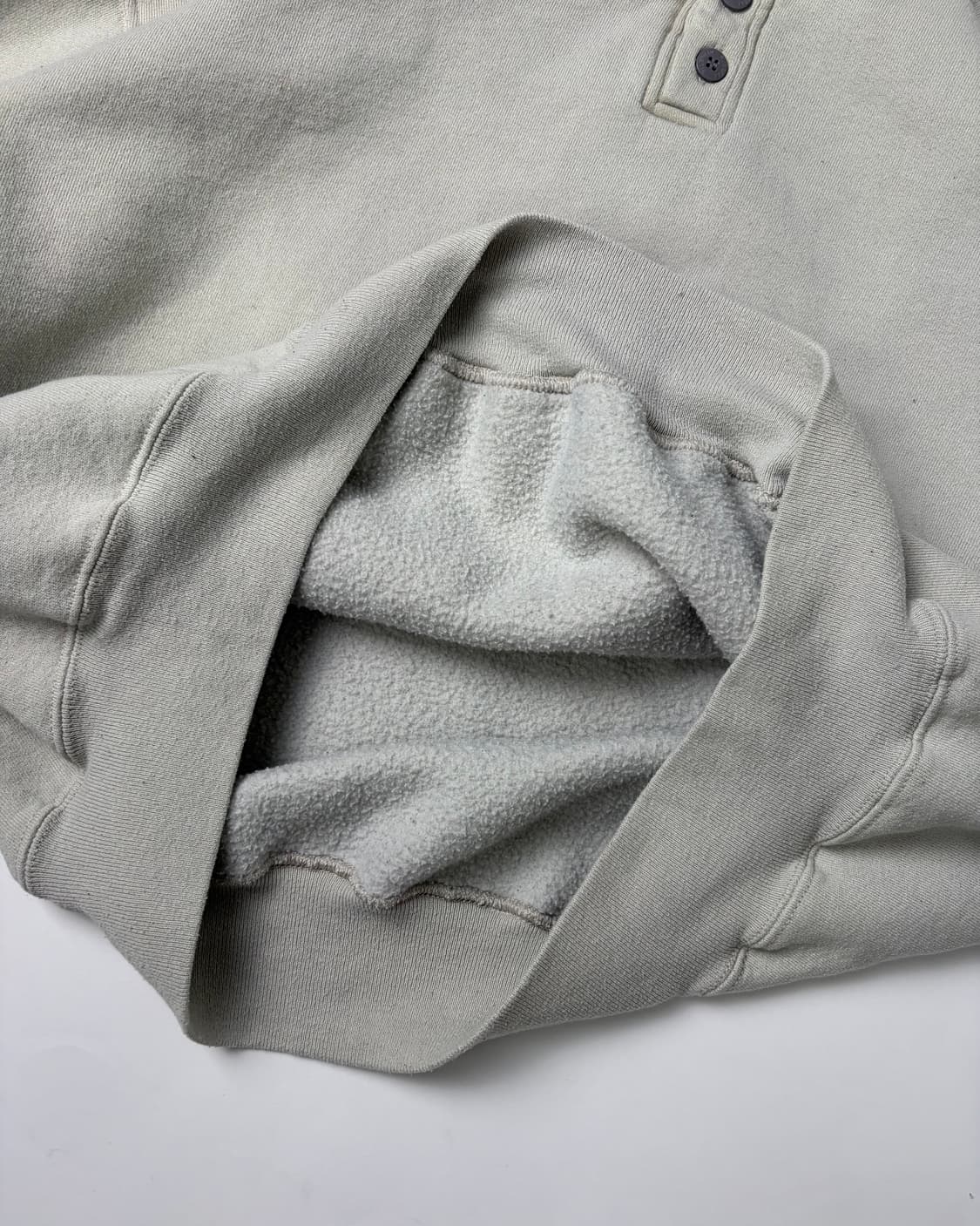 90s Russell Button Hoodie (eggshell) 상품이미지7