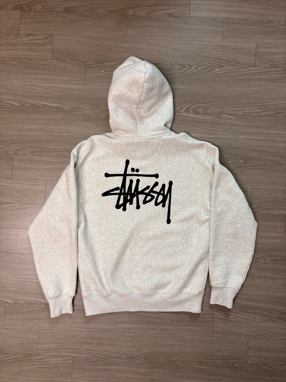 (m)스투시 베이직 후드티 애쉬 헤더 2022 상품이미지1
