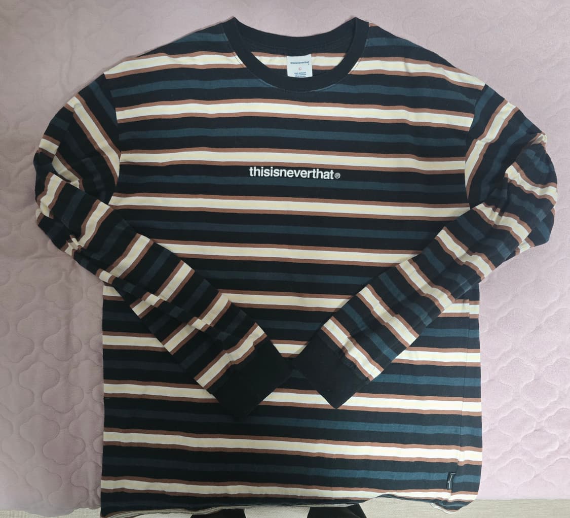 디스이즈네버뎃 스트라이프 롱슬리브 티셔츠
 L 상품이미지1